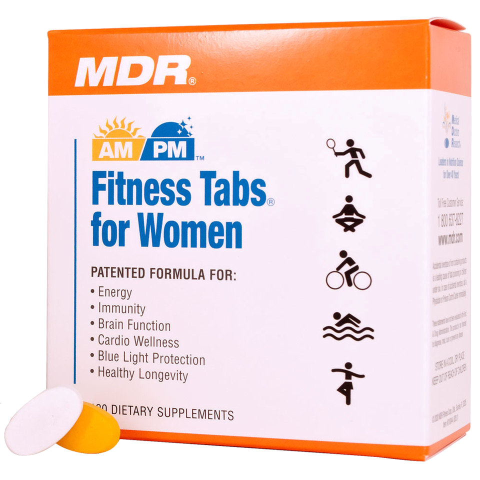 MDR Fitness Tabs for Women — box